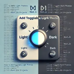 Thumbnail of Add Light & Dark Themes to Material UI NextJs Projects